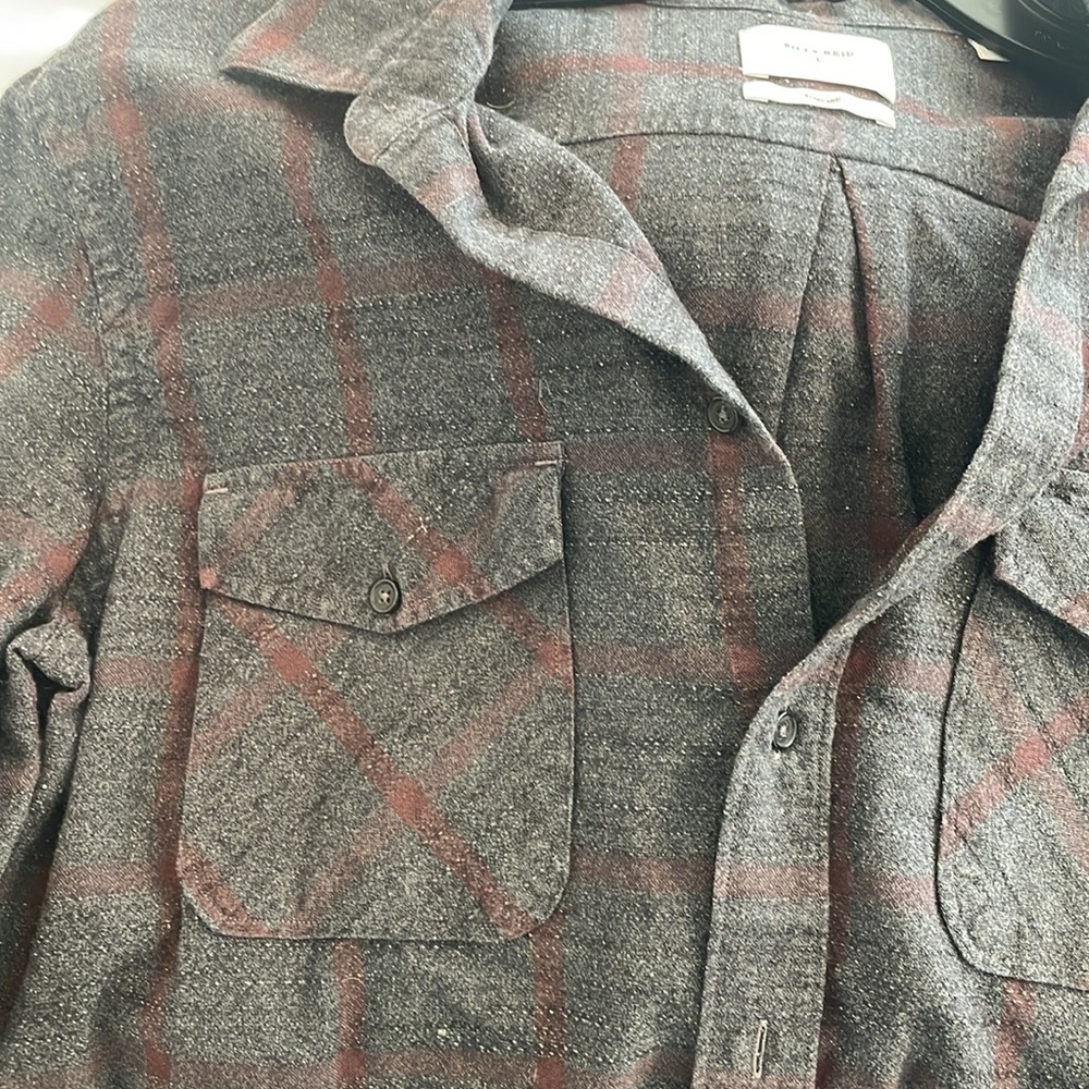 Billy Reid Long Sleeve Size Large - Picture 4 of 5